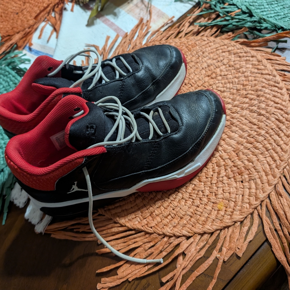 Jordan Black and Red Sneakers For Men